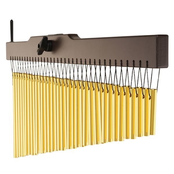 Millenium Solid Bar Chimes Brass/w Stand