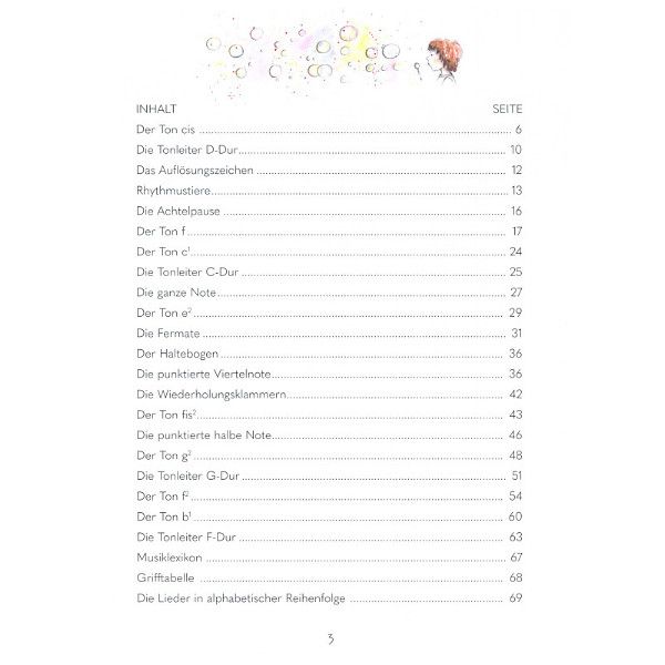 Holzschuh Verlag Meine ersten Flötentöne 2