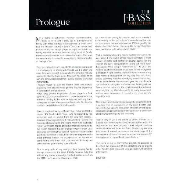 J.Schwienbacher The J-Bass Collection 1960-74