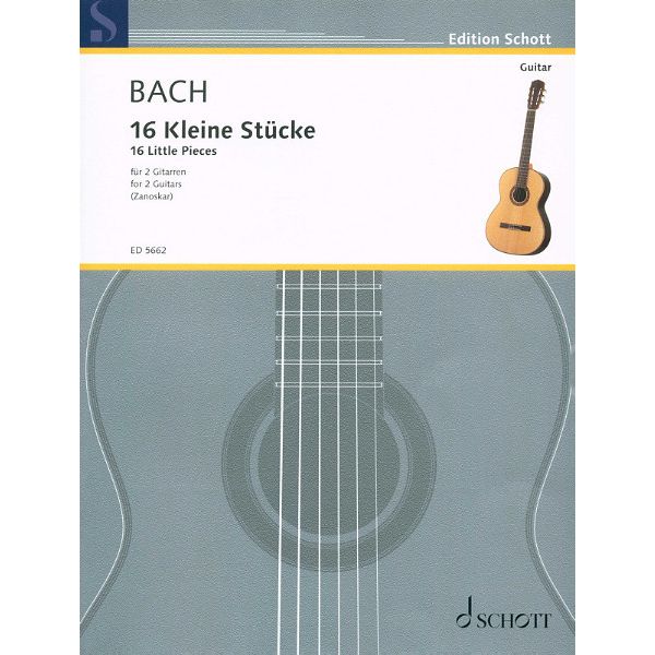 Schott Bach 16 Kleine Stücke