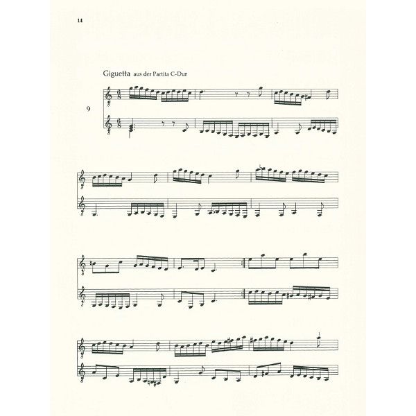 Schott Bach 16 Kleine Stücke