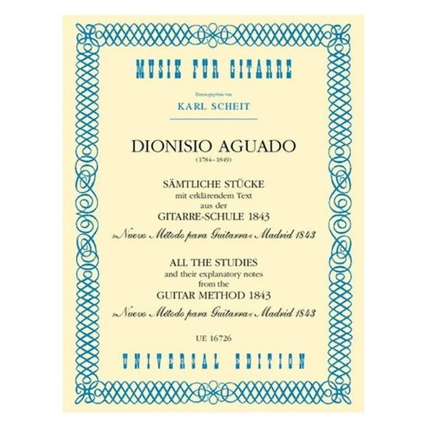 Universal Edition Aguado Sämtliche Stücke