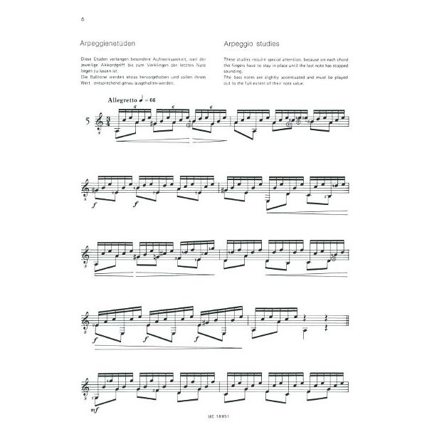 Universal Edition Aguado Sämtliche Etüden