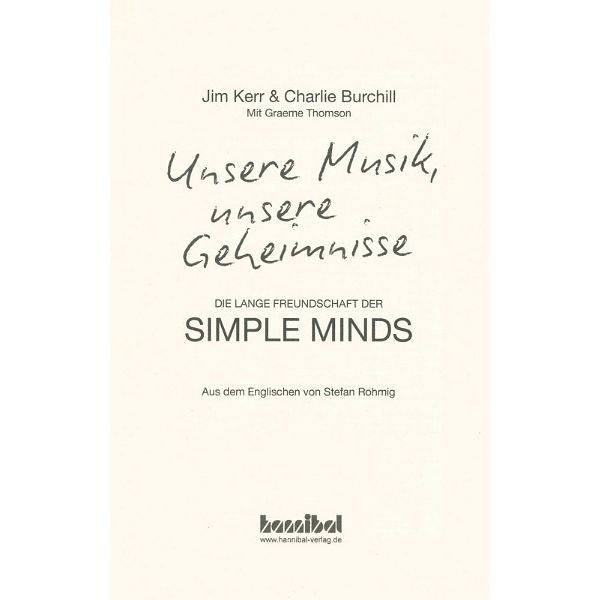 Hannibal Verlag Unsere Musik, unsere Geheimnis