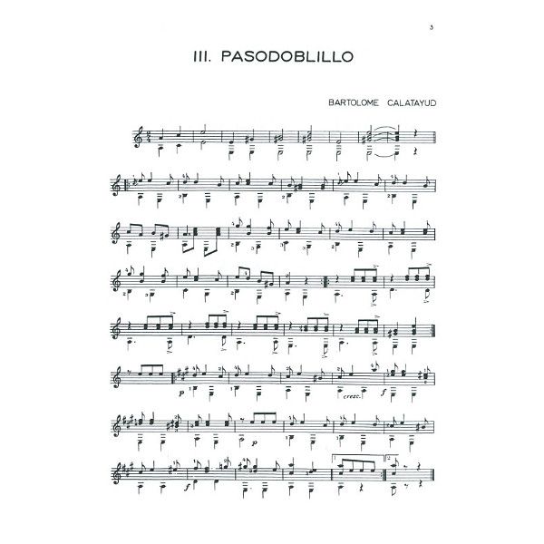 Union Musical Ediciones Calatayud Cuatro Piezas