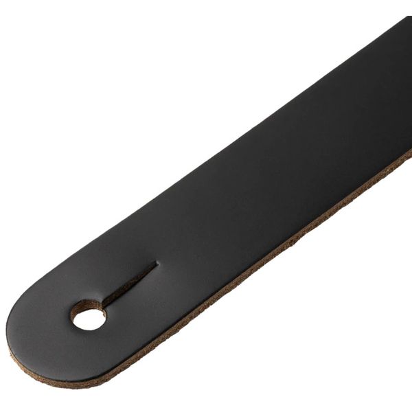 Levys Amped Leather 3" BK/WH