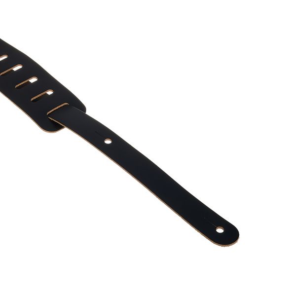 Levys Amped Leather 3" BK/WH