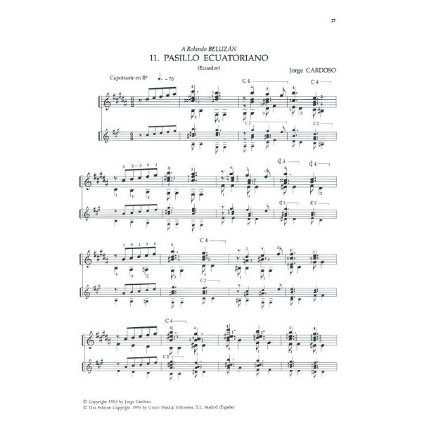 Union Musical Ediciones 24 Piezas Sudamericanas