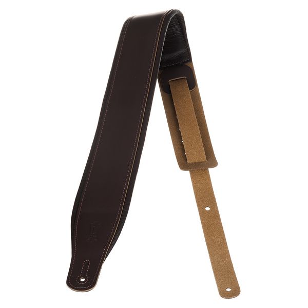 Levys Amped Leather 3" DBR