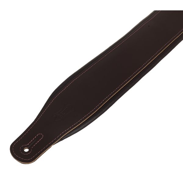 Levys Amped Leather 3" DBR