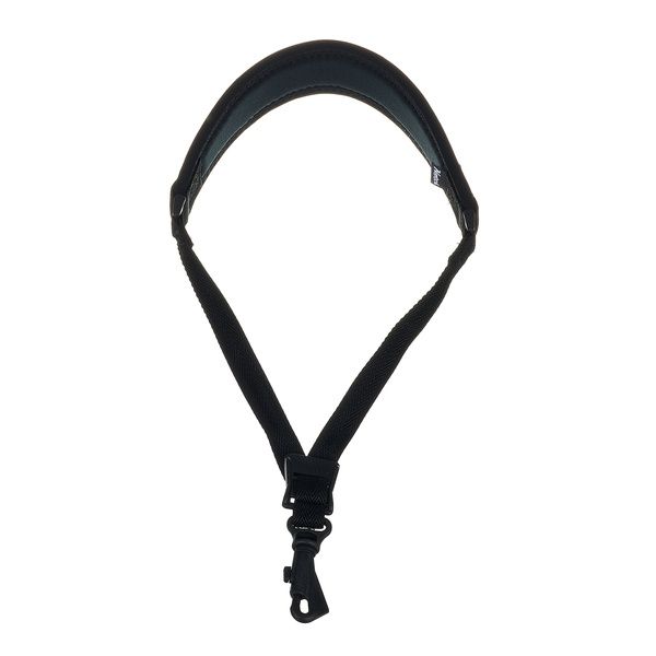 Levys Amped Leather 3" WH/BK