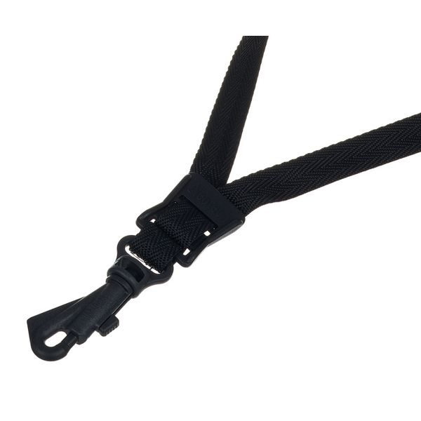 Levys Amped Leather 3" WH/BK