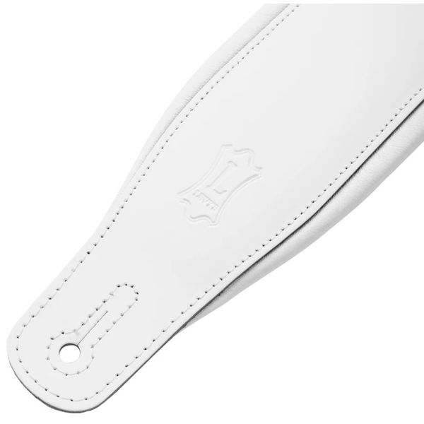 Levys Amped Leather 3" WH