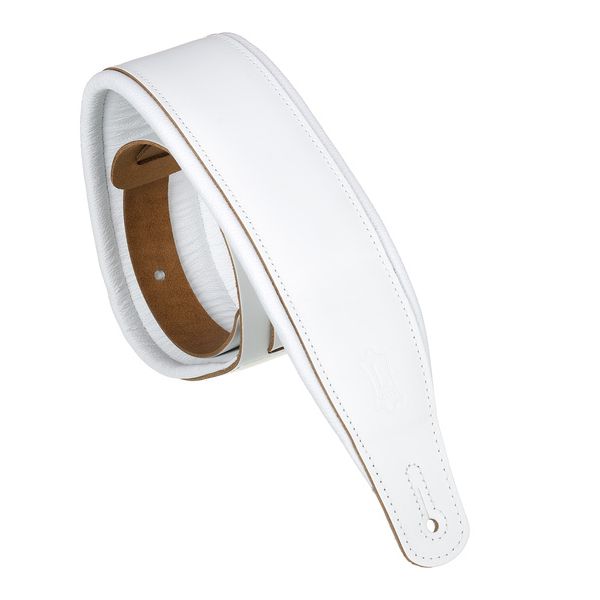 Levys Amped Leather 3" WH