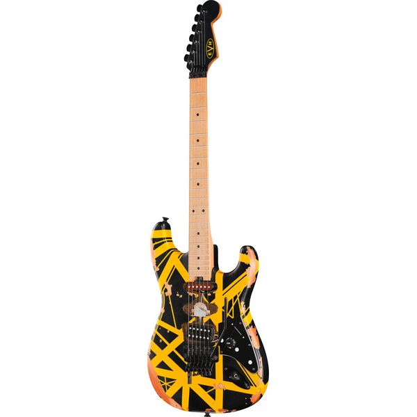 Evh Frankie Striped MN Relic B/Y