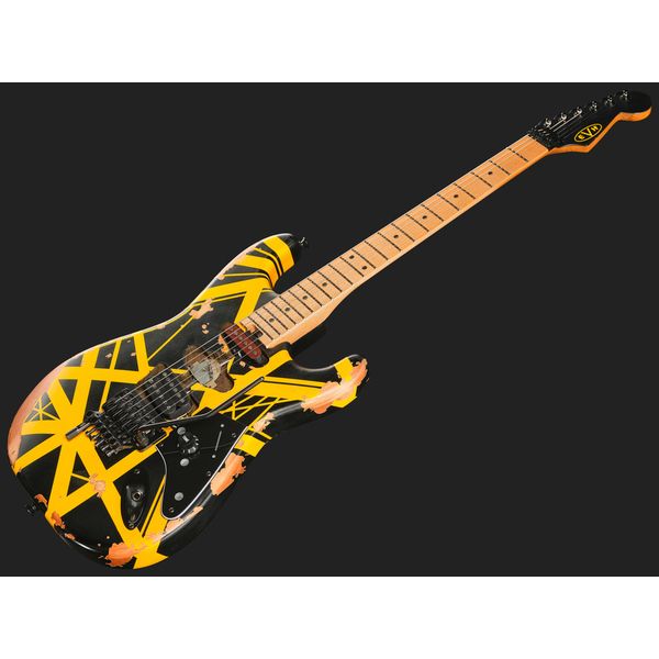 Evh Frankie Striped MN Relic B/Y