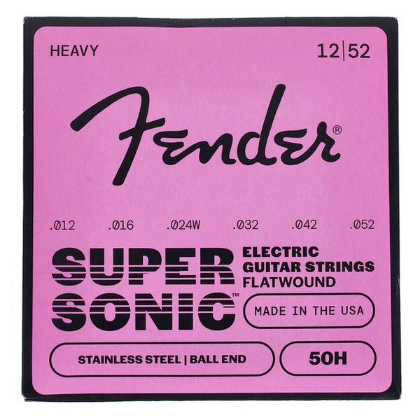 Fender 50H Stainless Flatwound 12-52