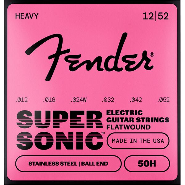 Fender 50H Stainless Flatwound 12-52