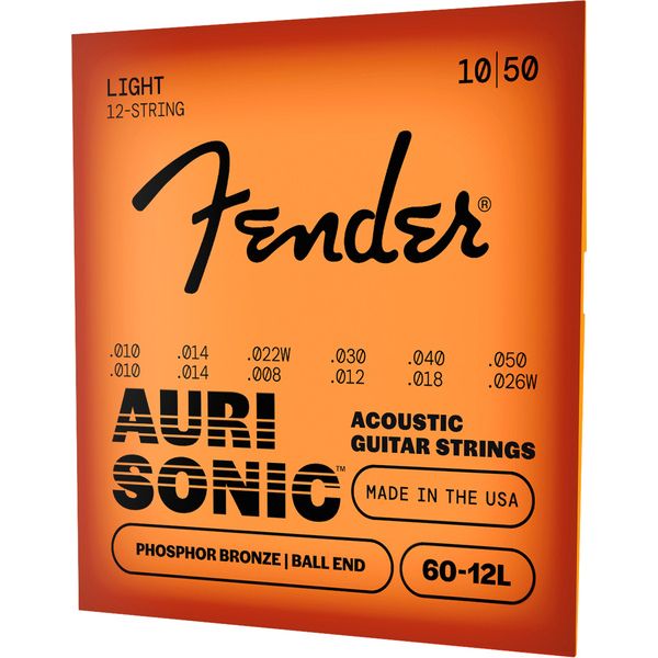 Fender 60-12L Phosphor Bronze 12-Set