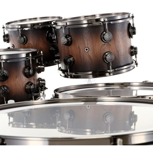 DW Walnut Satin Ebony Burst 6pcs