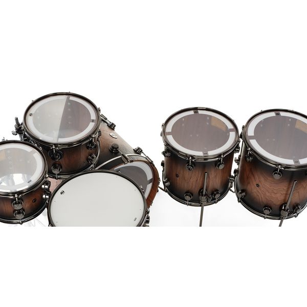 DW Walnut Satin Ebony Burst 6pcs