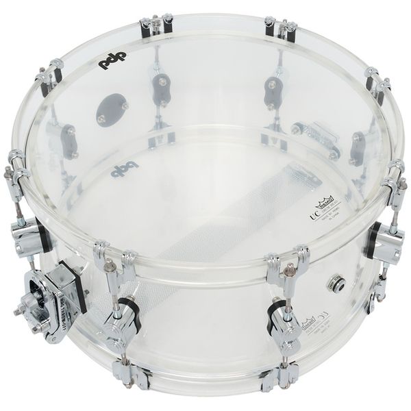 DW PDP 14"x6.5" SN Clear Acrylic