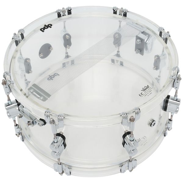 DW PDP 14"x6.5" SN Clear Acrylic