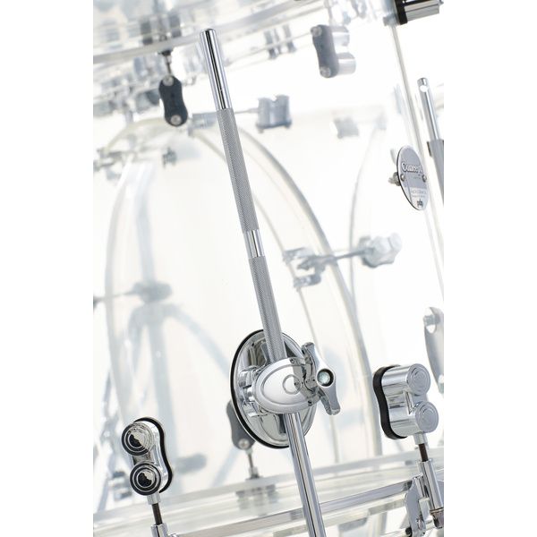 DW PDP Concept Clear Acrylic 4pc