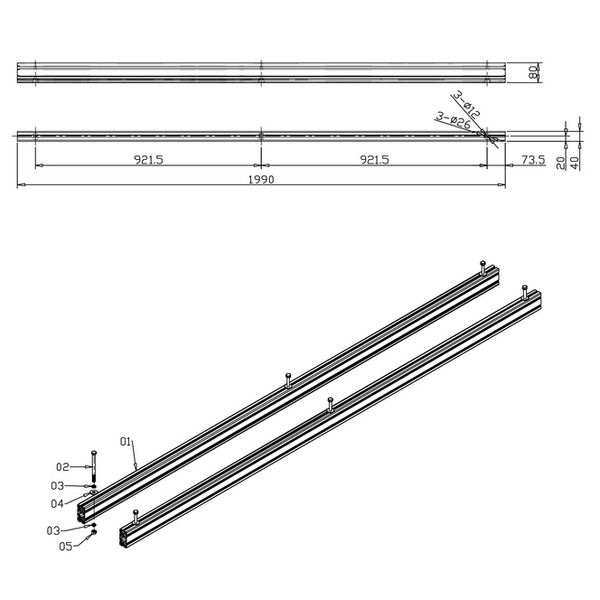 Global Truss Railing System PR-Truss-2000