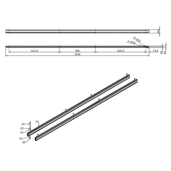 Global Truss Railing System PR-Truss-3200