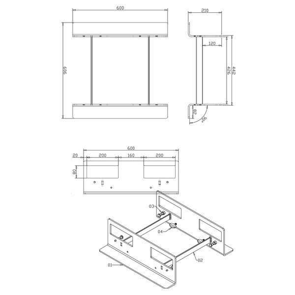 Global Truss PreRig Fork Lift Mount