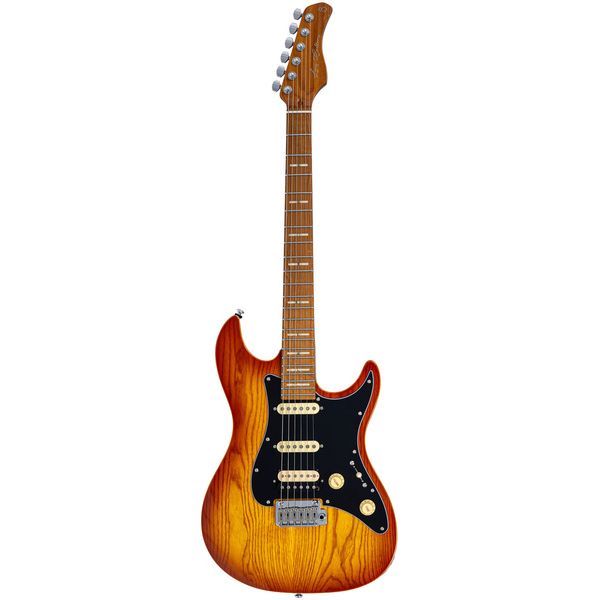 Larry Carlton S7 Ash Top Amber Burst
