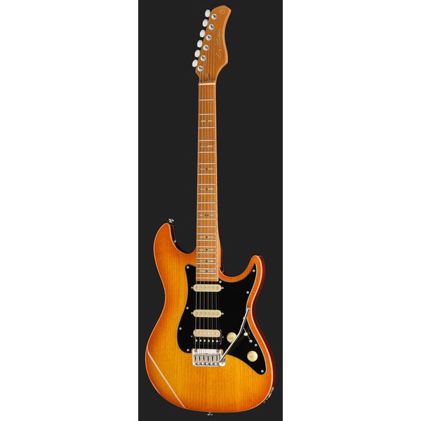 Larry Carlton S7 Ash Top Amber Burst