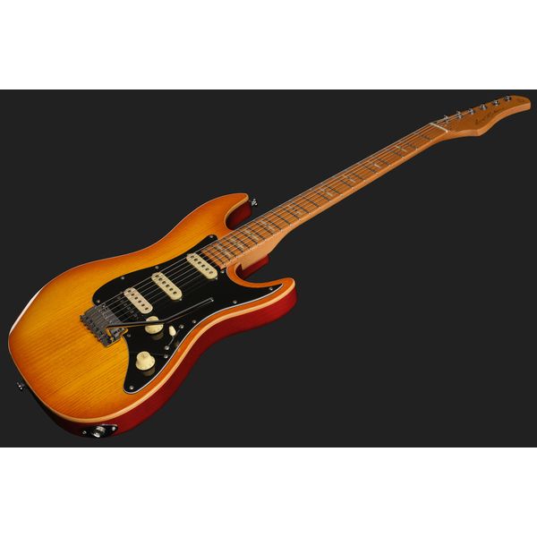 Larry Carlton S7 Ash Top Amber Burst