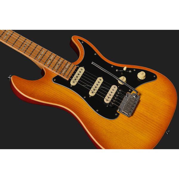 Larry Carlton S7 Ash Top Amber Burst