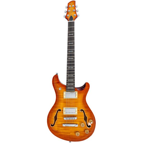 Larry Carlton Q7 Hollow Amber Burst