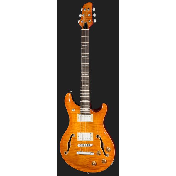 Larry Carlton Q7 Hollow Amber Burst