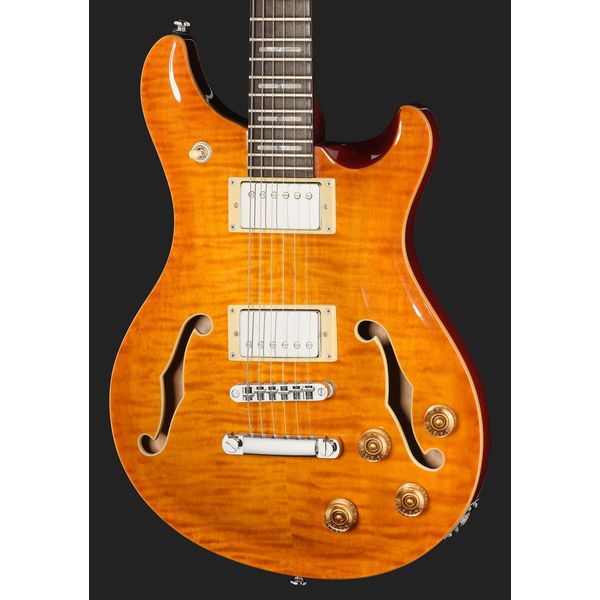 Larry Carlton Q7 Hollow Amber Burst