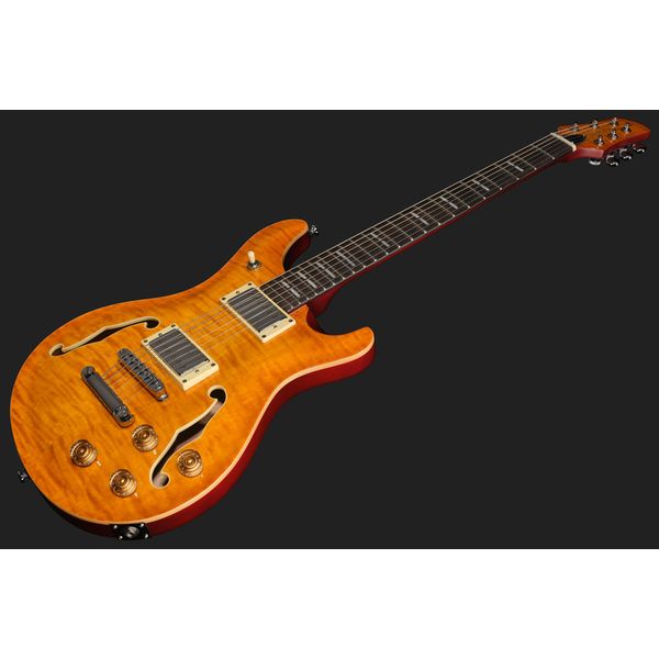 Larry Carlton Q7 Hollow Amber Burst