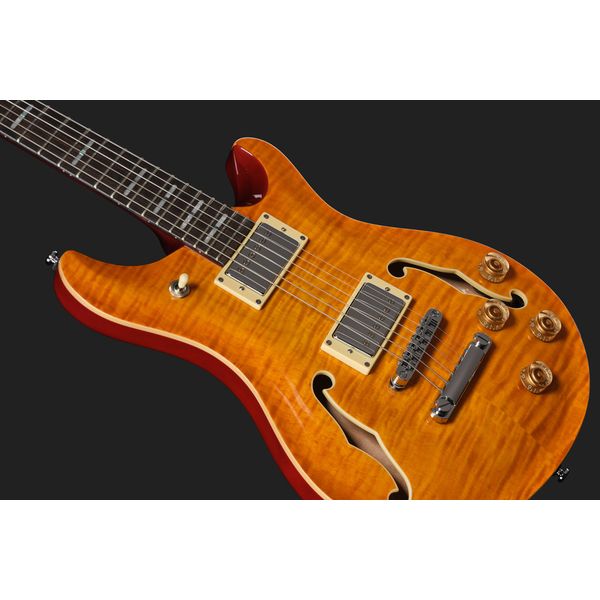Larry Carlton Q7 Hollow Amber Burst
