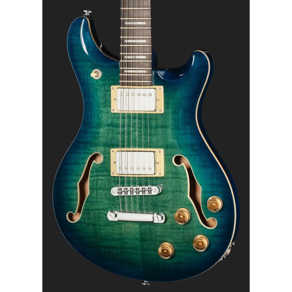 Larry Carlton Q7 Hollow Transparent Blue
