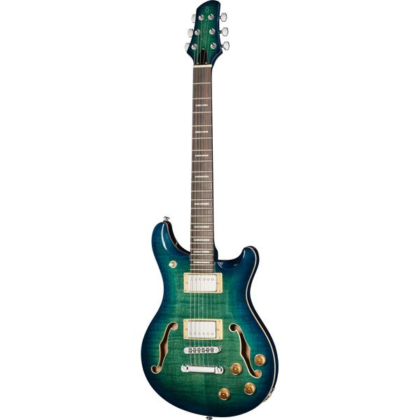 Larry Carlton Q7 Hollow Transparent Blue