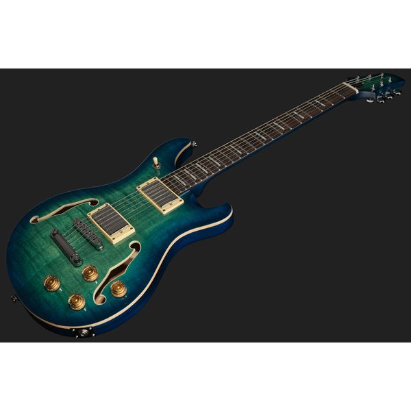 Larry Carlton Q7 Hollow Transparent Blue
