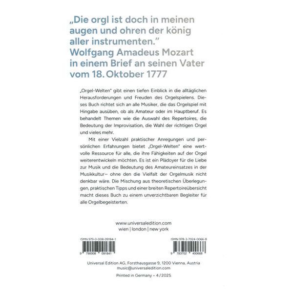 Universal Edition Orgelwelten