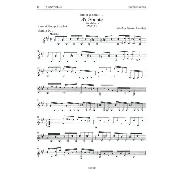 Edition Chanterelle Paganini Complete Works Guitar