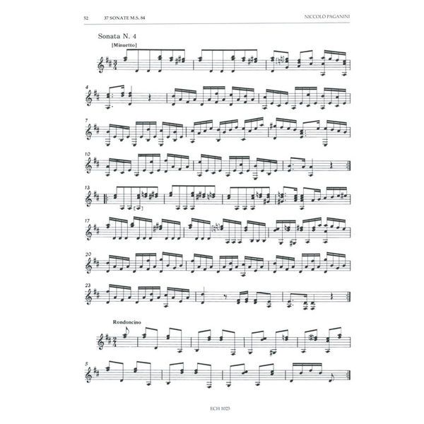 Edition Chanterelle Paganini Complete Works Guitar