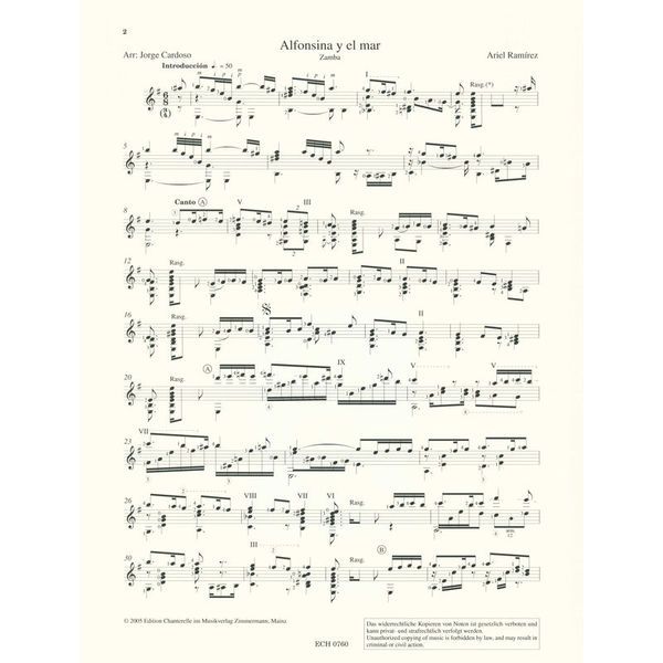 Edition Chanterelle Ramírez Alfonsina y el Mar