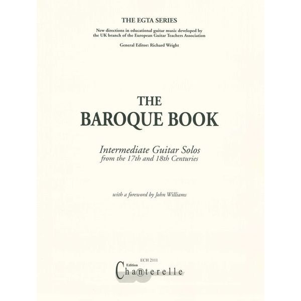 Edition Chanterelle The Baroque Book
