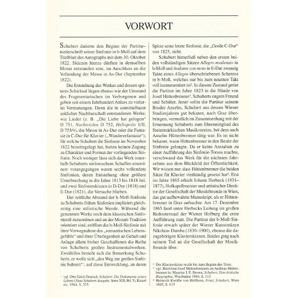 Edition Eulenburg Schubert Sinfonie Nr. 8