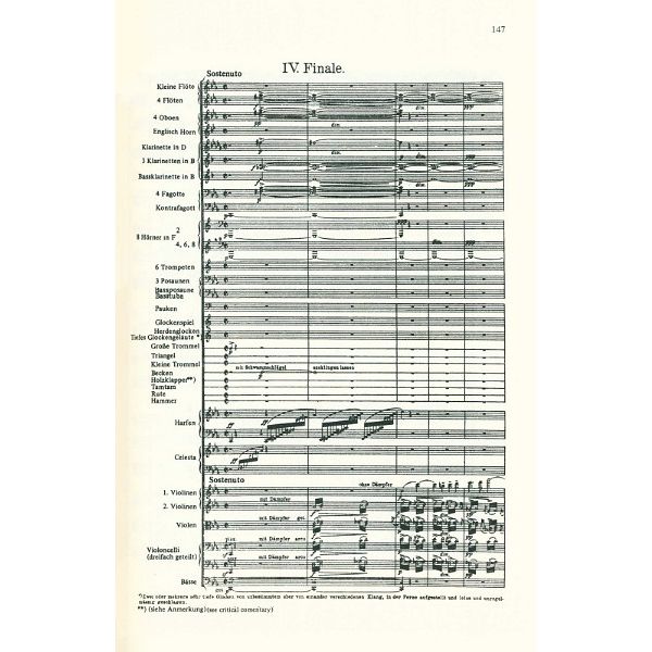 Edition Eulenburg Mahler Sinfonie Nr. 6 a-moll